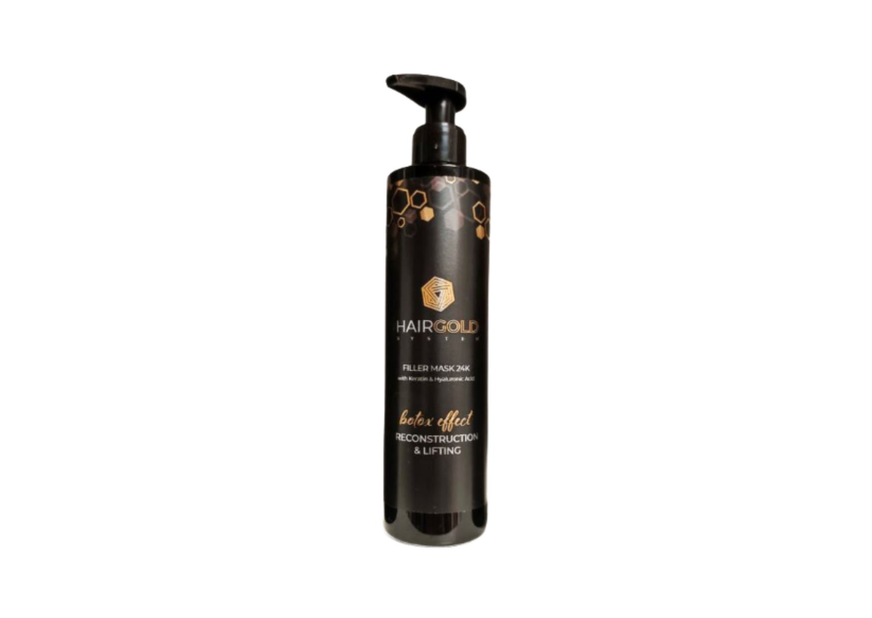 Zestaw szampon+maska+fluid HAIR GOLD Botox effect - obrazek 3