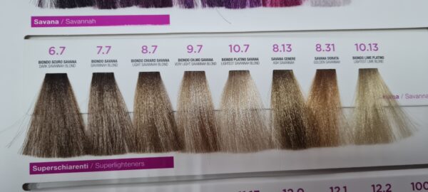 Farba do włosów PIASKOWY BLOND z plexem ceramidami 7.7 YOUNG Color You 100m - obrazek 3
