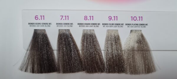 Farba do włosów INTENSYWNY POPIELATY BLOND z plexem 7.11 Young Color You 100ml - obrazek 3