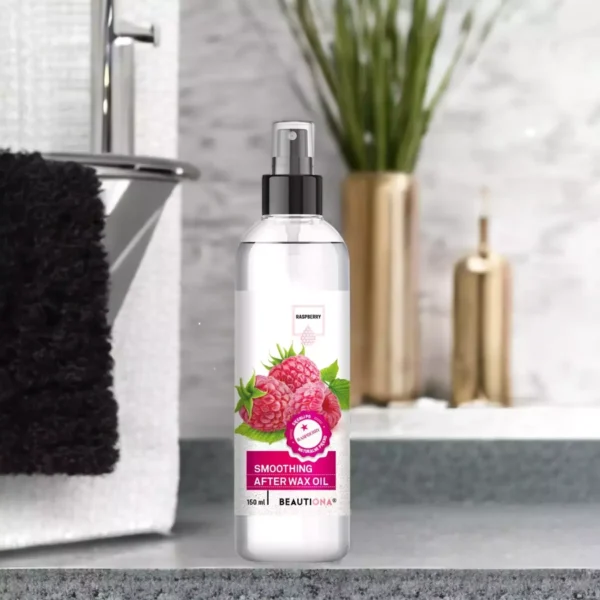 Oliwka po depilacji malinowa 150 ml spray - obrazek 2