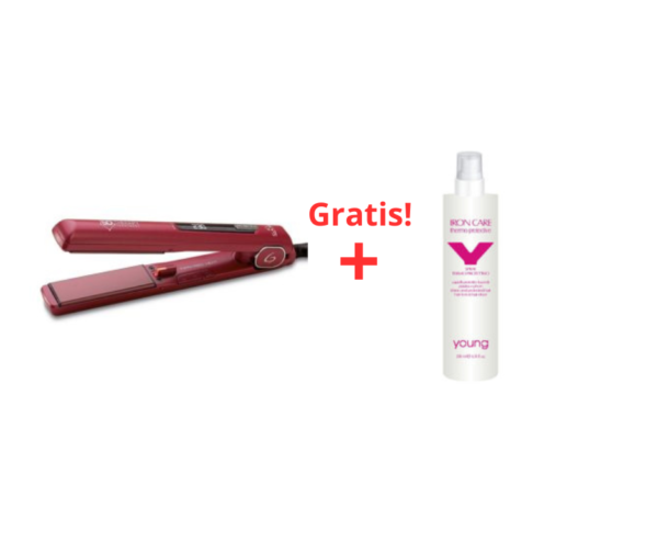 Prostownica GA.MA STARLIGHT 5D INFRARED + Spray Termo ochronny, 200ml Young Iron Care (gratis)